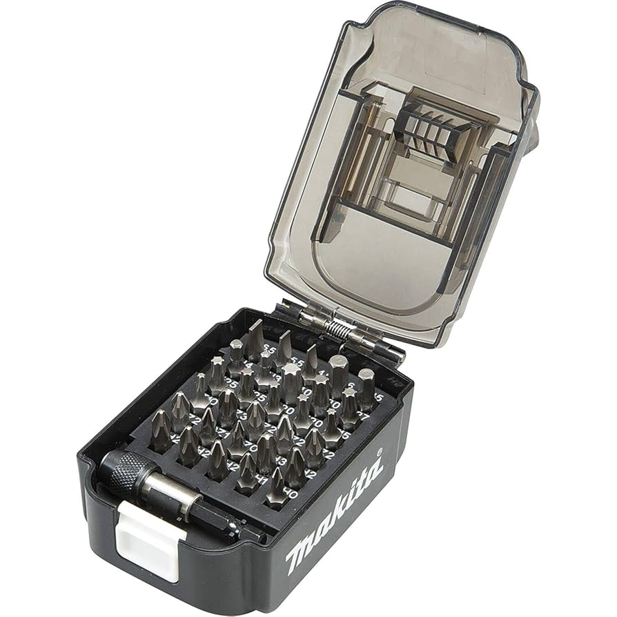 1880　B'z 5eras Day1〜5 COMPLETE BOX Makita B-68317 A set of 31 bits in a case in the shape of an